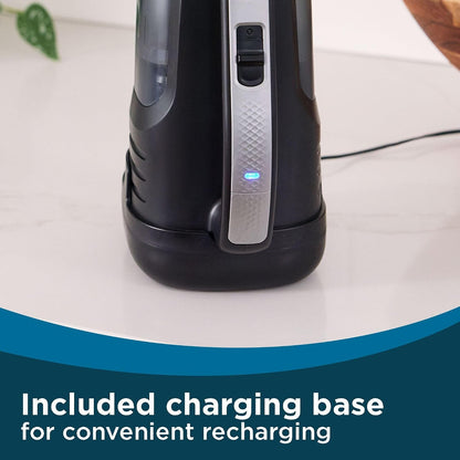 Dustbuster AdvancedClean Handheld Vacuum Cordless, Compact Home and Car Vacuum with Crevice Tool, Rotating Nozzle and Charging Station