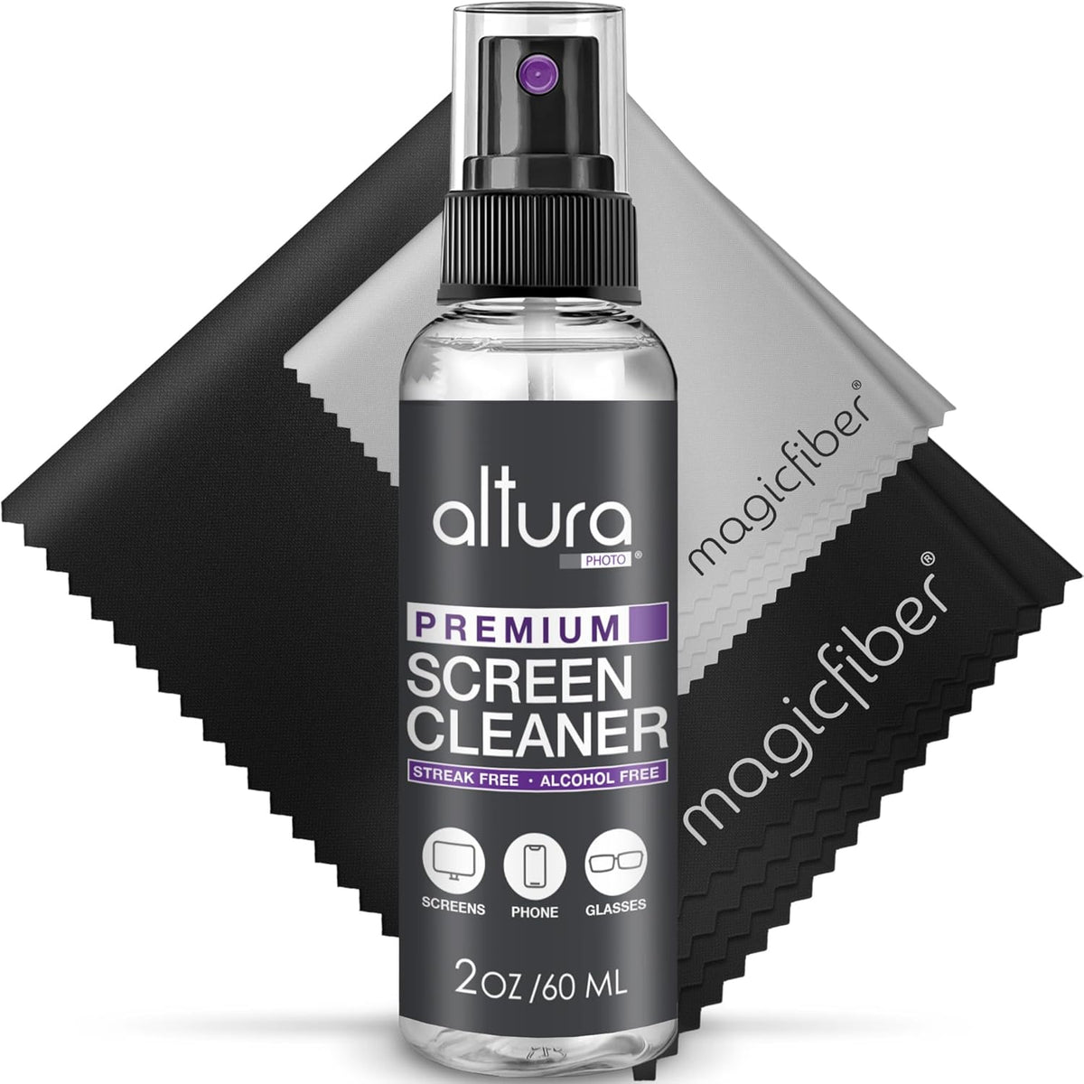 Screen Cleaner Spray Kit for Car, Laptop, Computer & MacBook