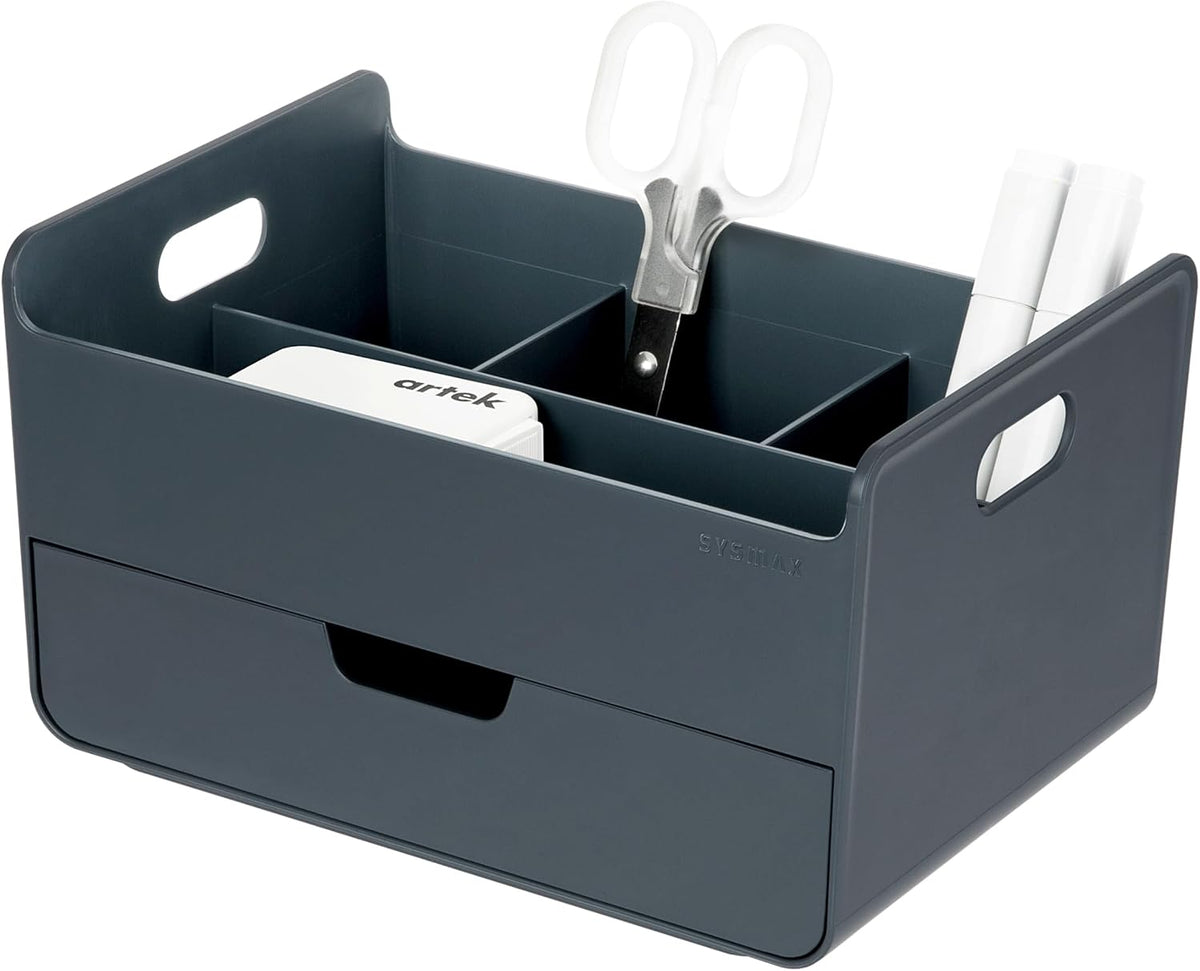 Portable Desk Organizer, Blue, Made in Korea