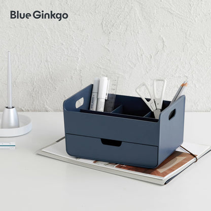 Portable Desk Organizer, Blue, Made in Korea