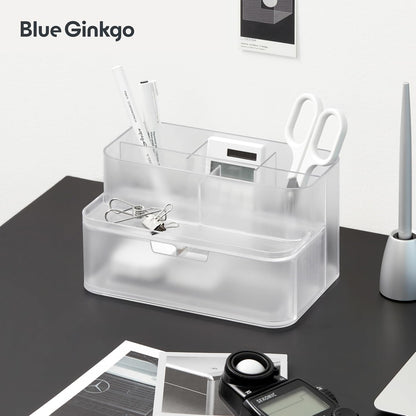 Portable Desk Organizer, Blue, Made in Korea
