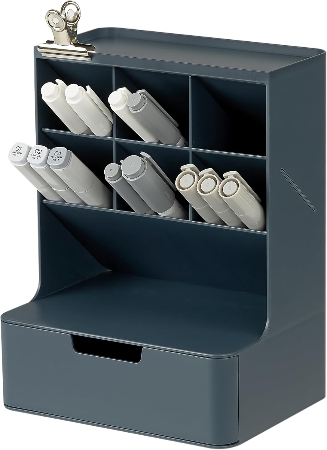 Portable Desk Organizer, Blue, Made in Korea