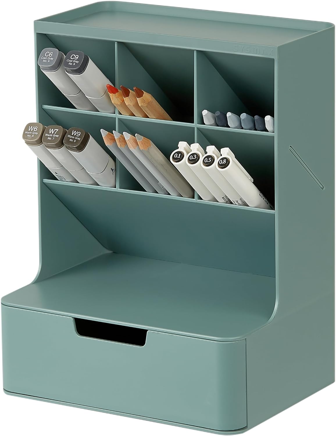 Portable Desk Organizer, Blue, Made in Korea