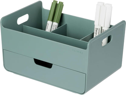 Portable Desk Organizer, Blue, Made in Korea