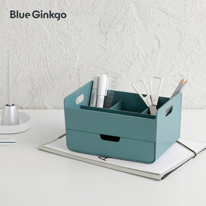 Portable Desk Organizer, Blue, Made in Korea