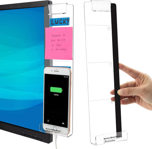 Office Desk Accessories 2pcs Sticky Note Holder Phone Holder