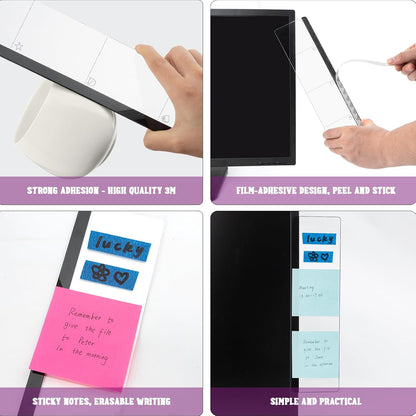 Office Desk Accessories 2pcs Sticky Note Holder Phone Holder