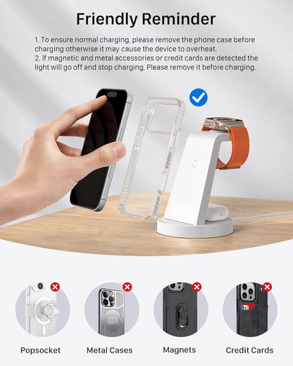 Anlmz 3 in 1 Charging Station - for Apple Multiple Devices