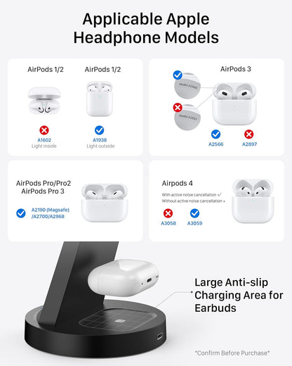 Anlmz 3 in 1 Charging Station - for Apple Multiple Devices