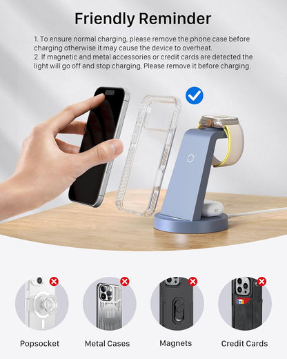Anlmz 3 in 1 Charging Station - for Apple Multiple Devices