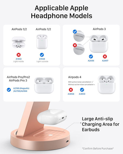 Anlmz 3 in 1 Charging Station - for Apple Multiple Devices