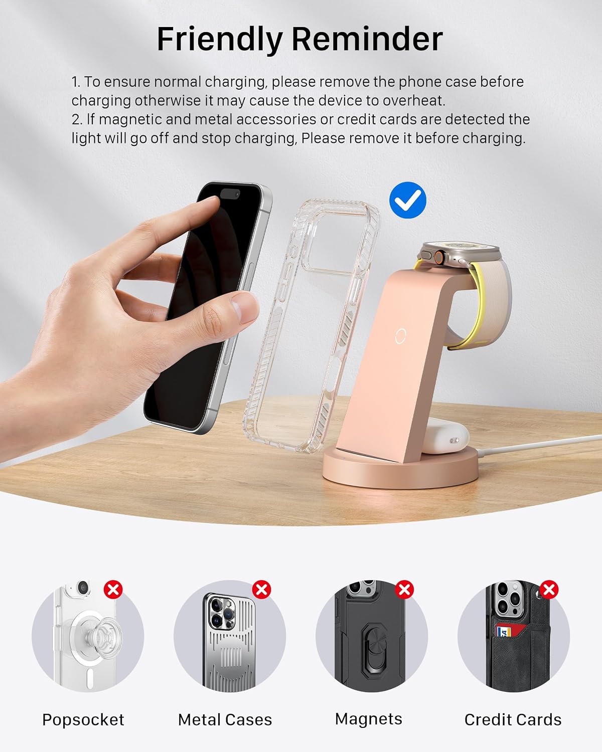 Anlmz 3 in 1 Charging Station - for Apple Multiple Devices