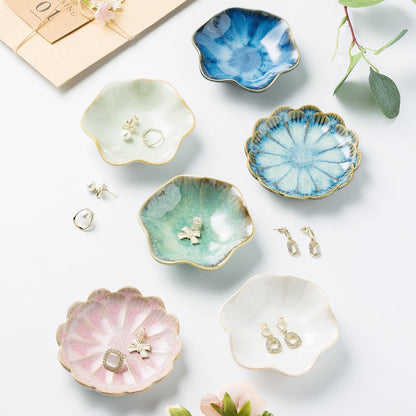 Jewelry Dish Tray, Ring Dish, Ceramic Trinket Tray, Key Bowl