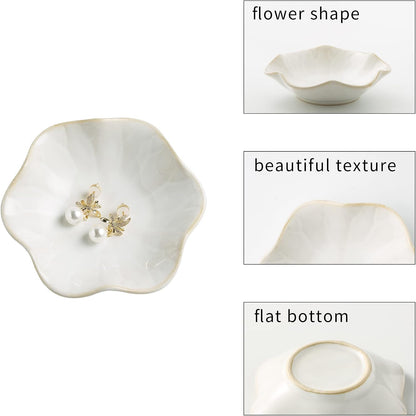 Jewelry Dish Tray, Ring Dish, Ceramic Trinket Tray, Key Bowl