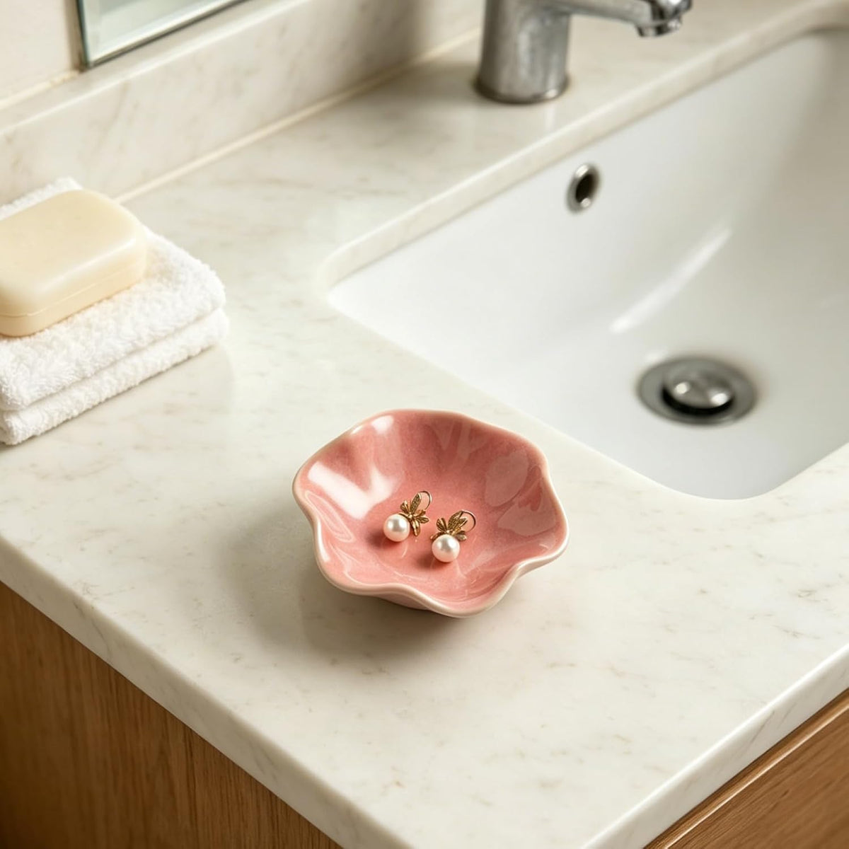Jewelry Dish Tray, Ring Dish, Ceramic Trinket Tray, Key Bowl
