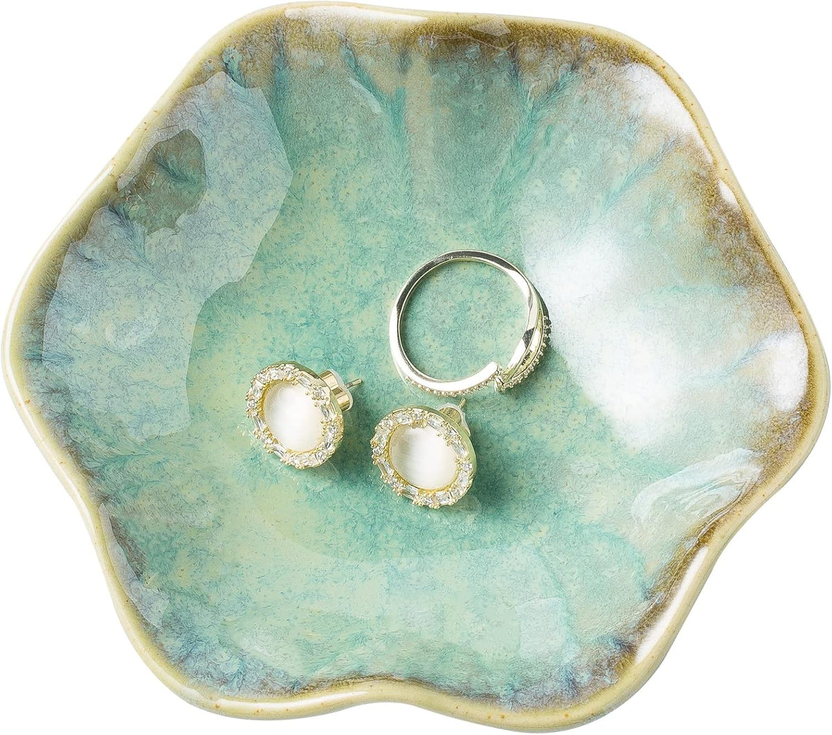 Jewelry Dish Tray, Ring Dish, Ceramic Trinket Tray, Key Bowl