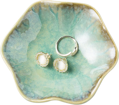 Jewelry Dish Tray, Ring Dish, Ceramic Trinket Tray, Key Bowl