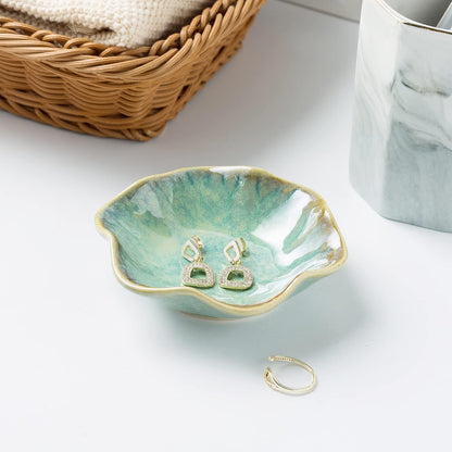 Jewelry Dish Tray, Ring Dish, Ceramic Trinket Tray, Key Bowl