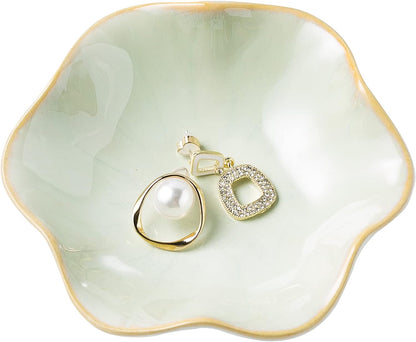 Jewelry Dish Tray, Ring Dish, Ceramic Trinket Tray, Key Bowl