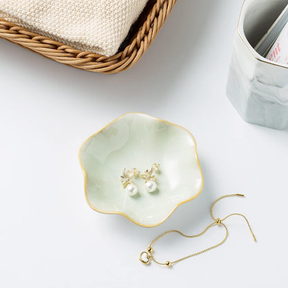 Jewelry Dish Tray, Ring Dish, Ceramic Trinket Tray, Key Bowl