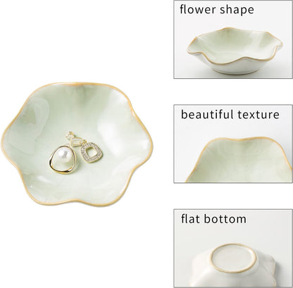 Jewelry Dish Tray, Ring Dish, Ceramic Trinket Tray, Key Bowl