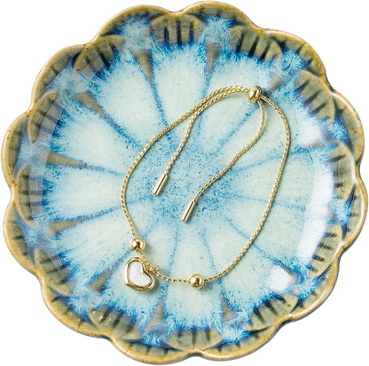 Jewelry Dish Tray, Ring Dish, Ceramic Trinket Tray, Key Bowl