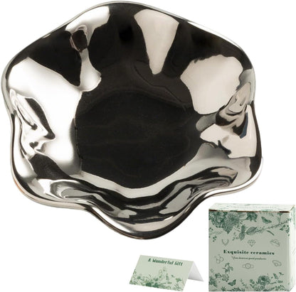 Jewelry Dish Tray, Ring Dish, Ceramic Trinket Tray, Key Bowl
