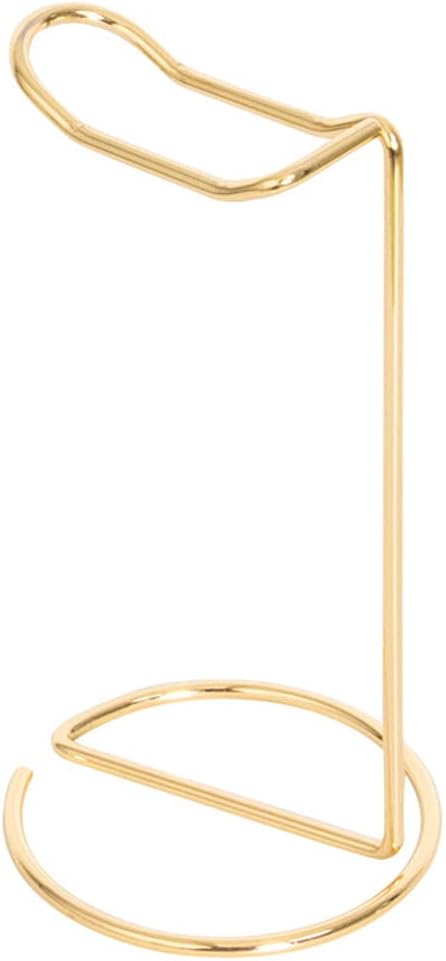 Headphone Stand Metal Headset Holder Earphone Display Rack Hanger for Table Desk Orgnizer, 1 Pack (Gold)