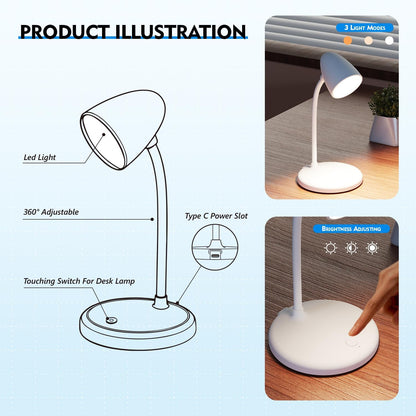 LED Desk Lamp with 96 LEDs,High lumens Table lamp