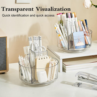 430pcs Acrylic Pencil Holder Marker Organizer 360-Degree Rotating