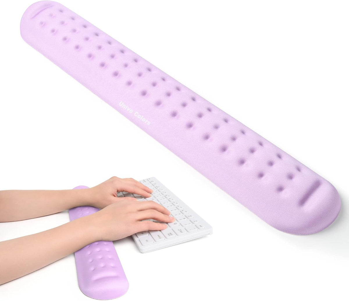 Black Superfine Memory Foam Wrist Rest Soft Gel Ergonomic Mouse Pad Wrist Support for Mouse, Gaming, Computer, Laptop, Office