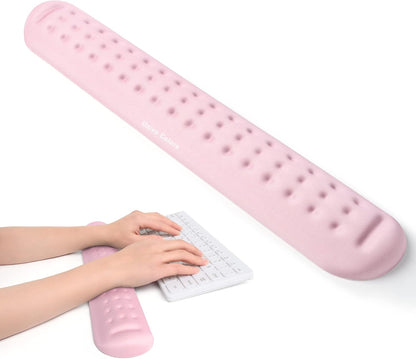 Black Superfine Memory Foam Wrist Rest Soft Gel Ergonomic Mouse Pad Wrist Support for Mouse, Gaming, Computer, Laptop, Office