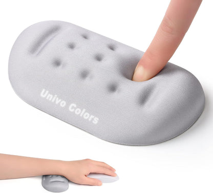 Black Superfine Memory Foam Wrist Rest Soft Gel Ergonomic Mouse Pad Wrist Support for Mouse, Gaming, Computer, Laptop, Office