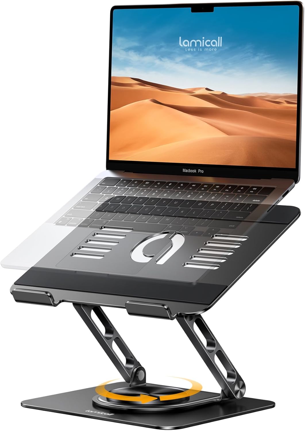 Aluminum Laptop Stand for Desk for MacBook Neo Air Pro 10-17.3''