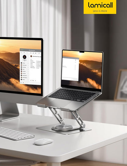 Aluminum Laptop Stand for Desk for MacBook Neo Air Pro 10-17.3''
