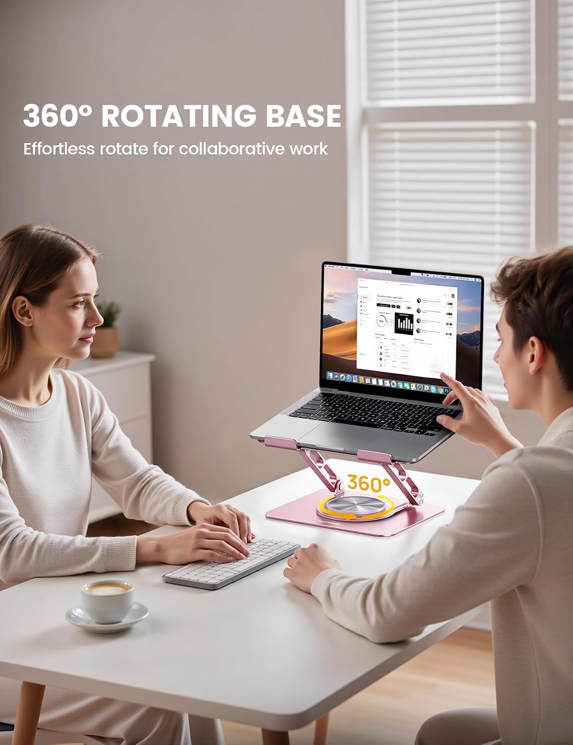 Aluminum Laptop Stand for Desk for MacBook Neo Air Pro 10-17.3''