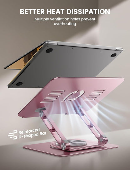 Aluminum Laptop Stand for Desk for MacBook Neo Air Pro 10-17.3''