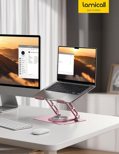 Aluminum Laptop Stand for Desk for MacBook Neo Air Pro 10-17.3''