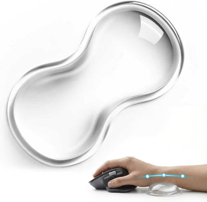 Mouse Wrist Rest Pad, Cool Gel Ergonomic Wrist Support with Non-Slip Base