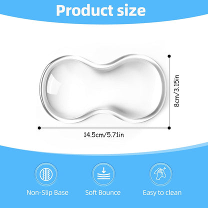 Mouse Wrist Rest Pad, Cool Gel Ergonomic Wrist Support with Non-Slip Base