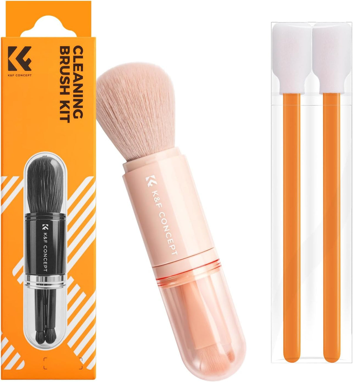 6-in-1 Keyboard Cleaning Brush Kit for Camera, Lens, PC,Black