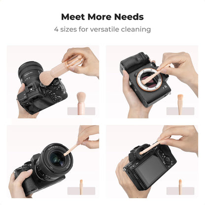 6-in-1 Keyboard Cleaning Brush Kit for Camera, Lens, PC,Black