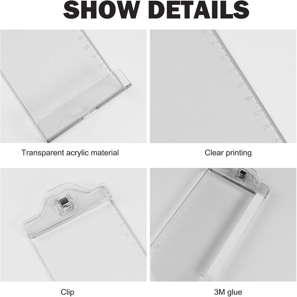 2 Pcs Monitor Memo Boards for Computer,Office Desk Accessories, Multifunction Acrylic Screen Message Reminder Pad Side Panel Phone Holder Organizer for Office Desktop, with Sticky Note