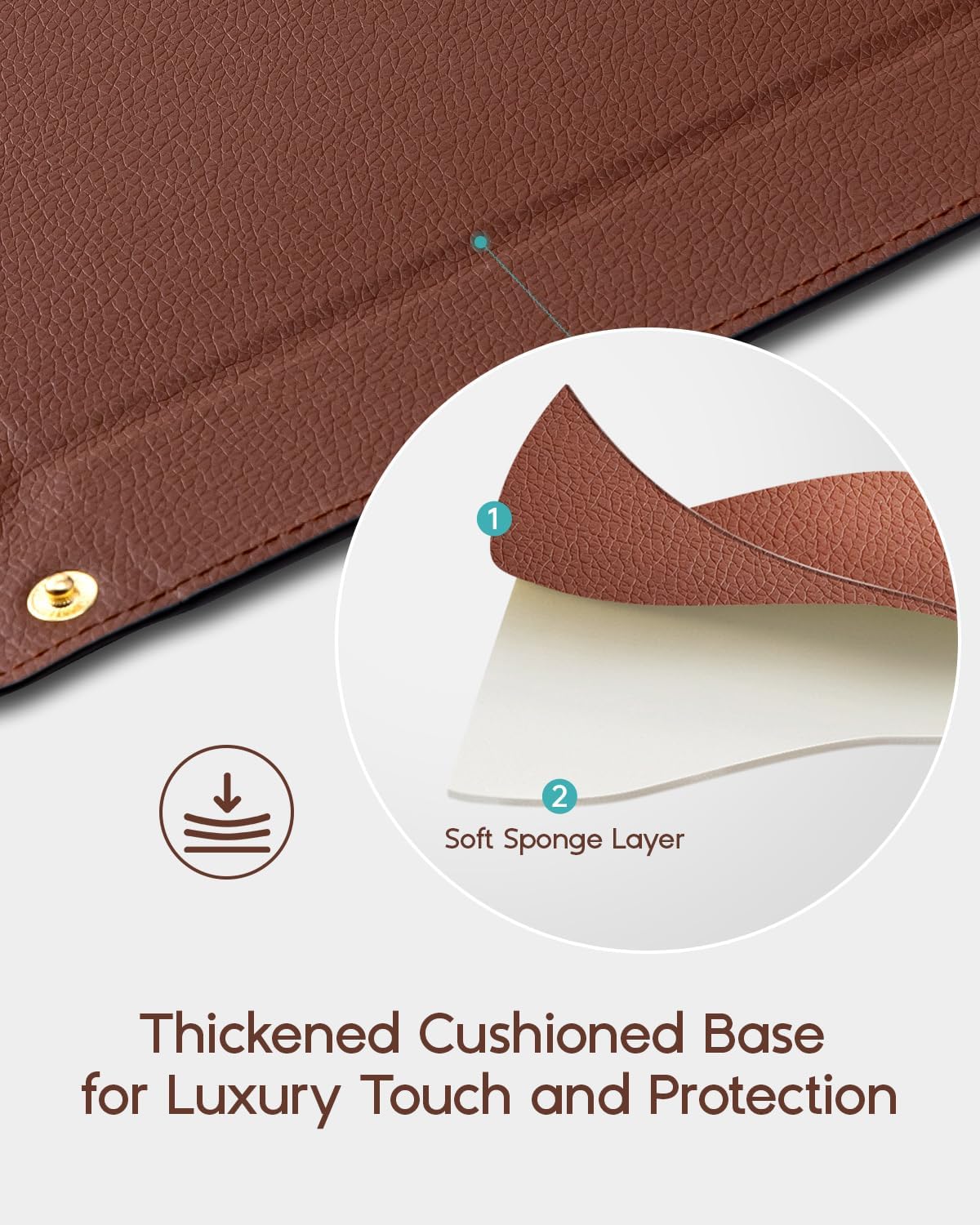Valet Tray Organizer, PU Leather Catchall Tray for Vanity, Beige