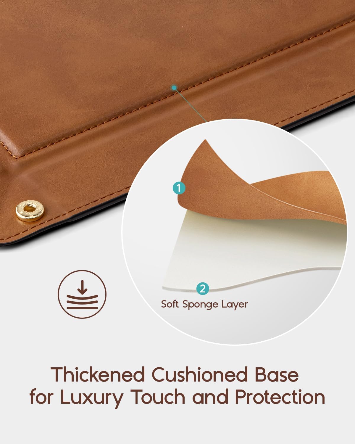 Valet Tray Organizer, PU Leather Catchall Tray for Vanity, Beige