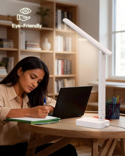 LED Desk Lamp with 4 Modes for Home Office College Dorm Essentials