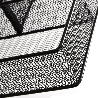 2 Pack Mesh Desk Drawer Organizer, 16.1"x12.2"x2" Large Desk Organizer Tray with 2 Removable Dividers, 6 Compartment Metal Organizers for Home, Office, Makeup & Vanity