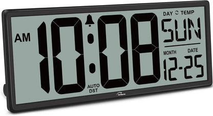 14.5'' Large Digital Wall Clock Battery Operated