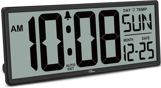 14.5'' Large Digital Wall Clock Battery Operated