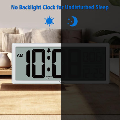 14.5'' Large Digital Wall Clock Battery Operated